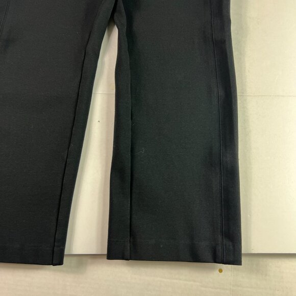 Spanx Ponte Perfect Slim Straight Pants Women 32x25* Black High Rise Crop Tag XL - Picture 3 of 16